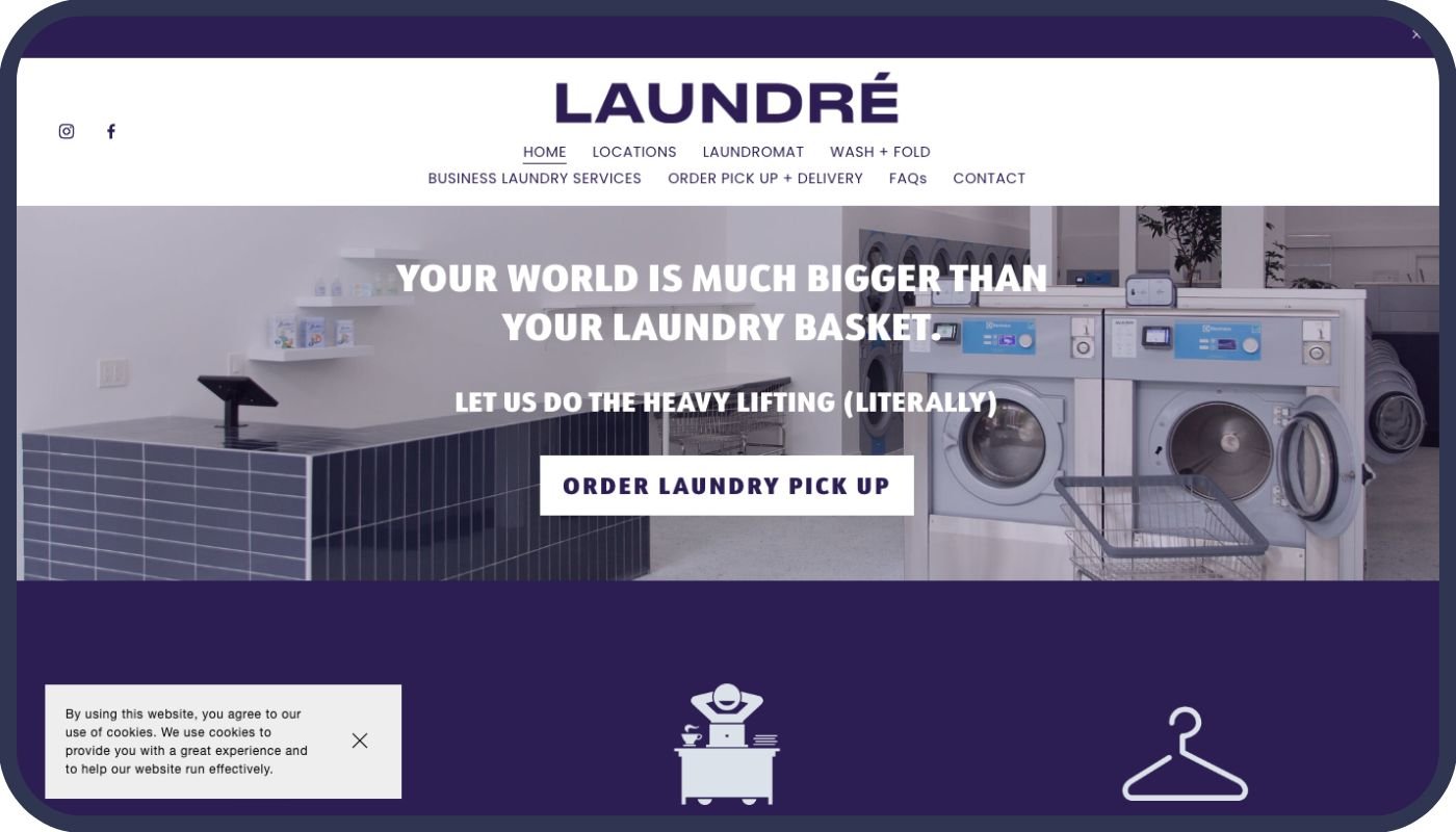 Laundre Website Preview
