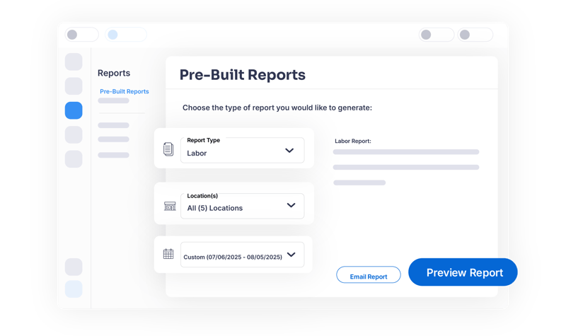Custom Labor Report