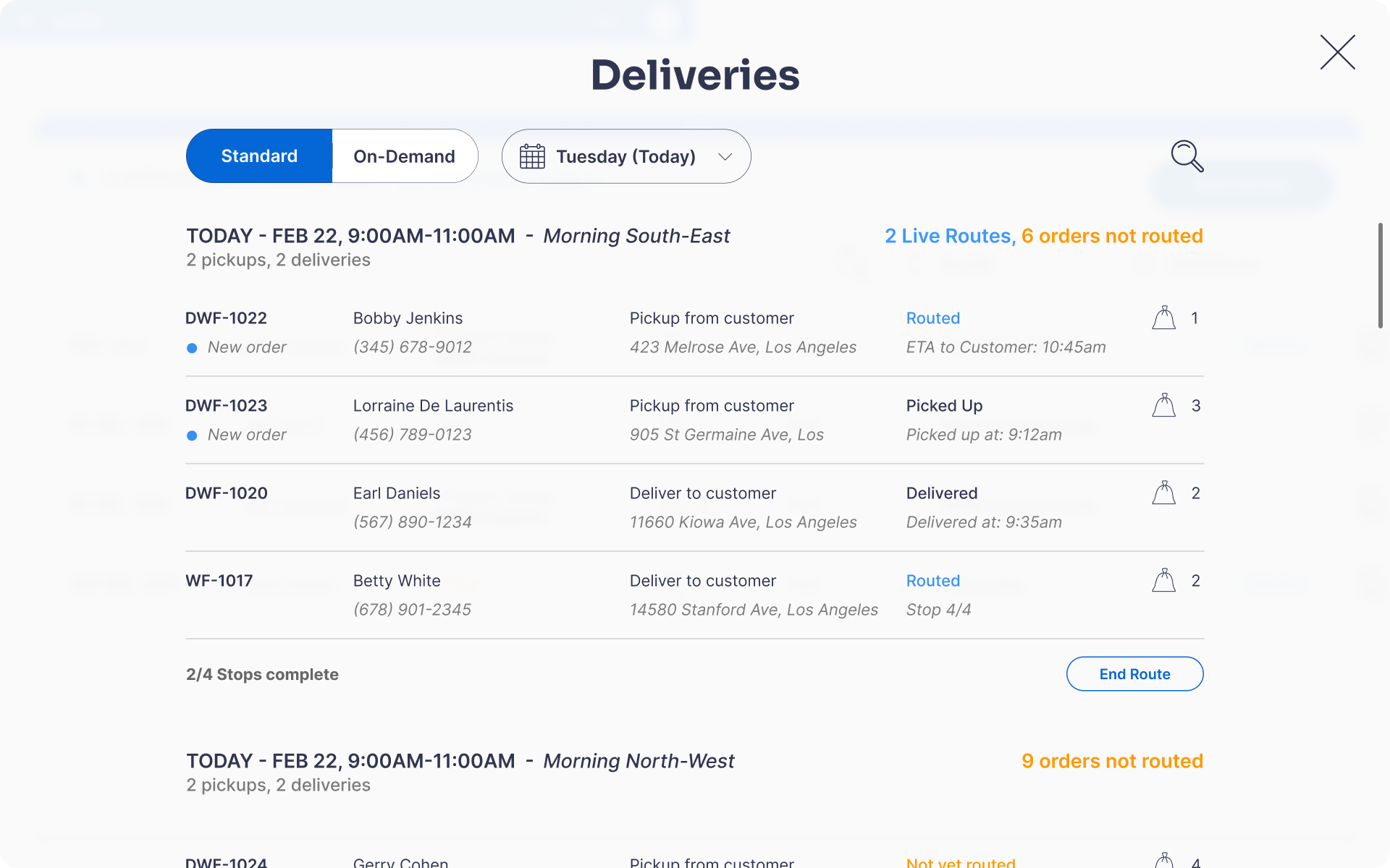 Laundry Pickup & Delivery Software - Route optimization and scheduling