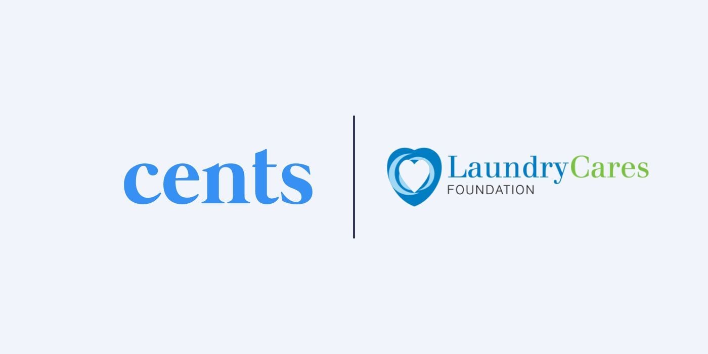 Cents and LaundryCares Foundation Partner to Launch Charitable Round-Up Donation Program in Laundromats Nationwide